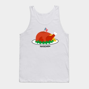 Puerto Rican Pavochon Mofongo Stuffed Turkey Thanksgiving Food Tank Top